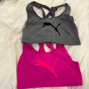 Puma strappy sports bras size XL